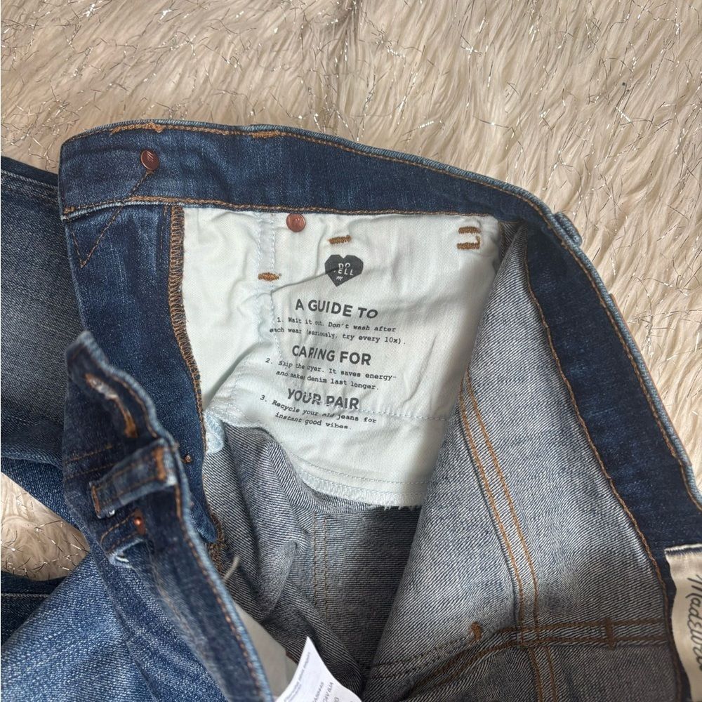 Madewell Dark Wash Blue Women’s 10” High Rise Skinny Jeans Size 25 - Picture 6 of 13